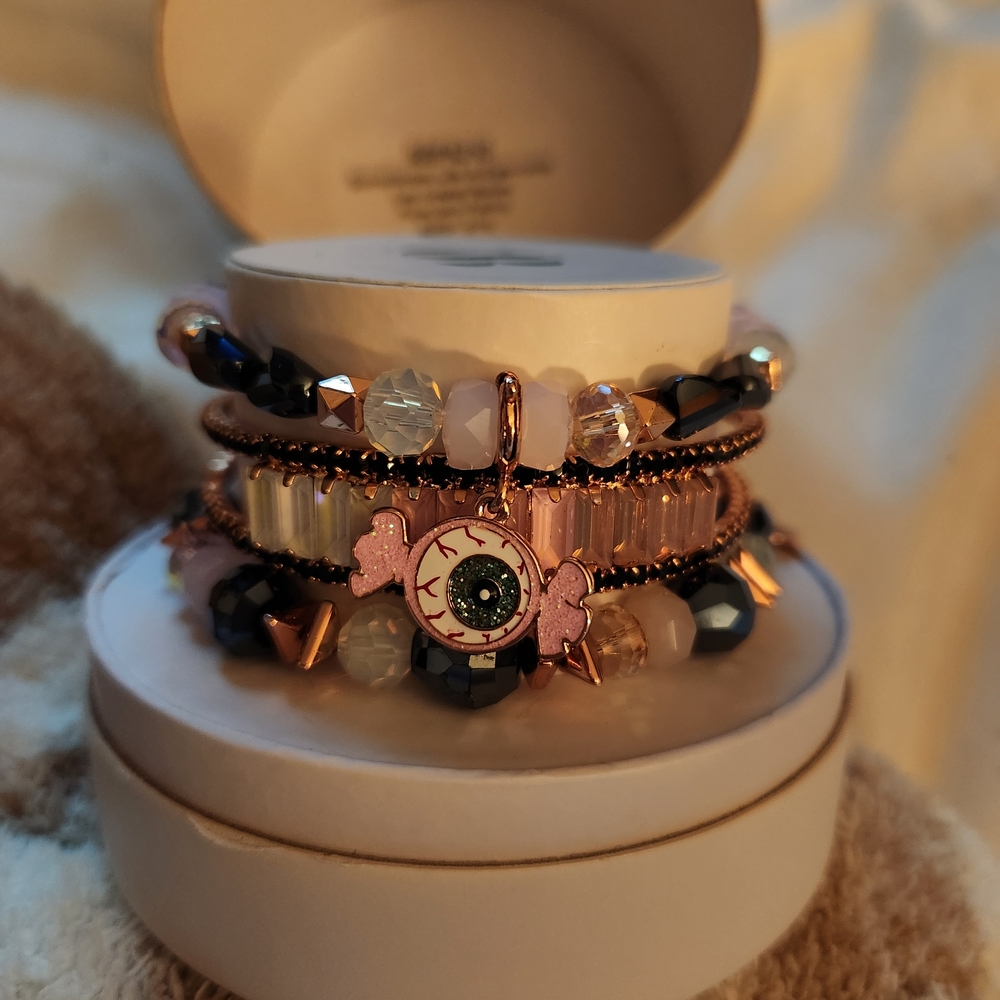Sometimes Life Is Eye-ronic BP Stack Bracelets 2023 Halloween